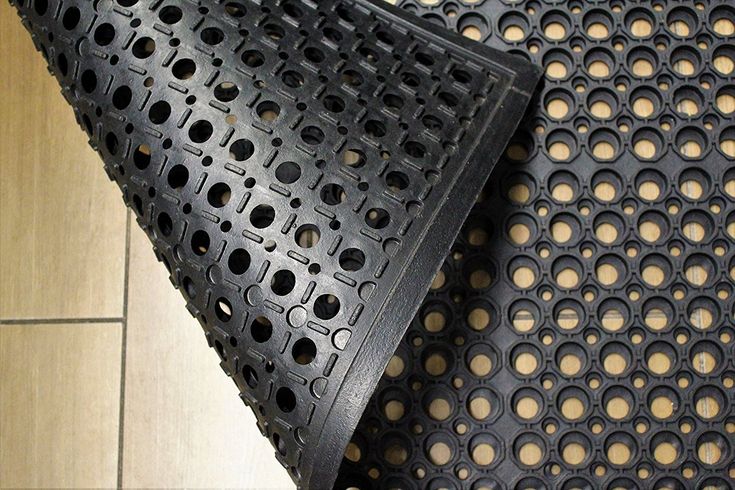 Heavy-Duty Rubber Hollow Entrance Mat | Non-Slip Door Mat