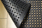Heavy-Duty Rubber Hollow Entrance Mat | Non-Slip Door Mat