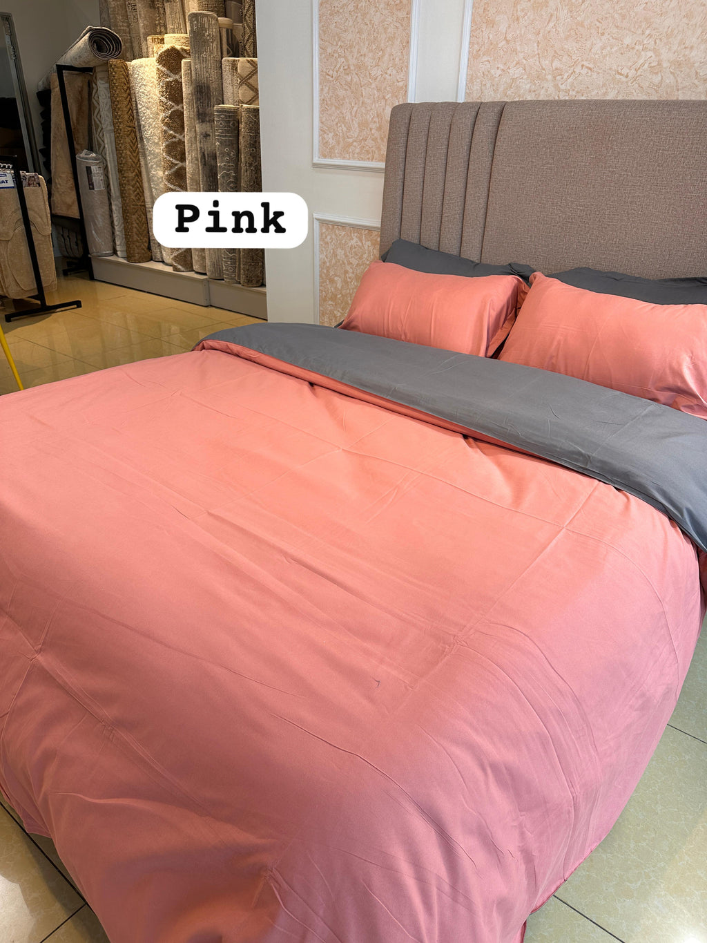 Double-Sided Dual Color Duvet Cover Set | 6-Piece Bedding 6x6 6x7