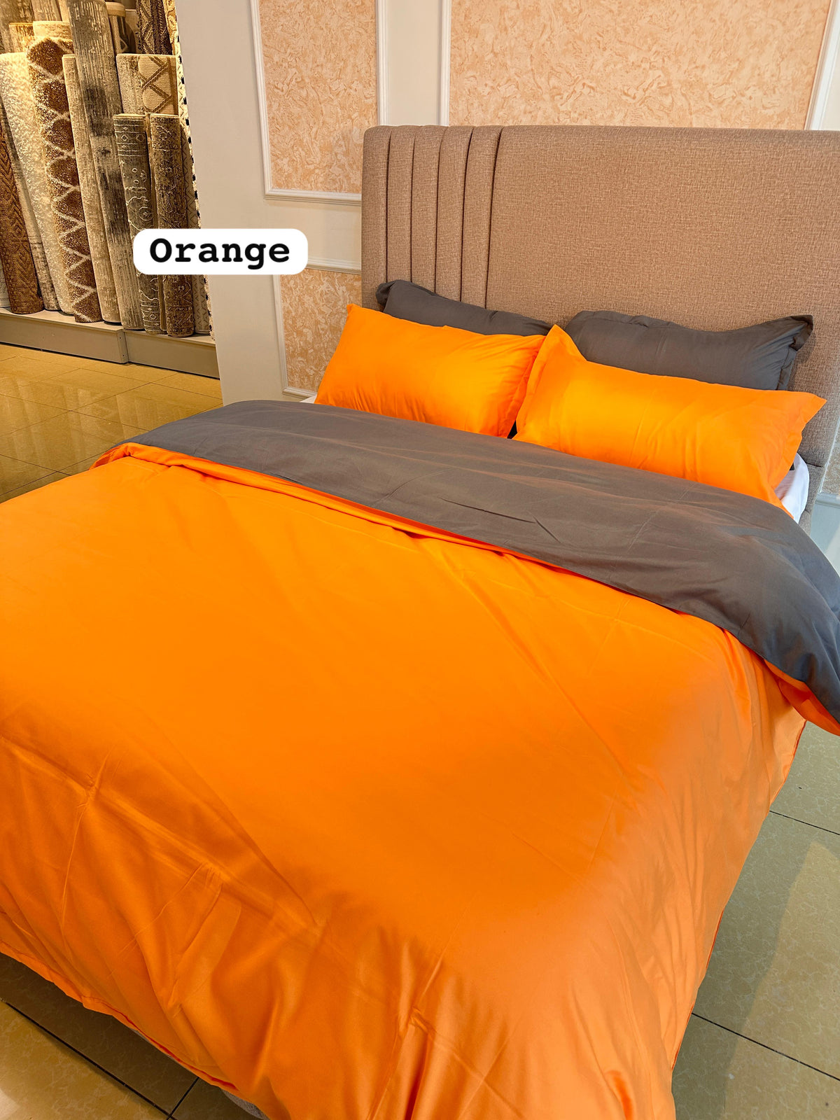 Double-Sided Dual Color Duvet Cover Set | 6-Piece Bedding 6x6 6x7