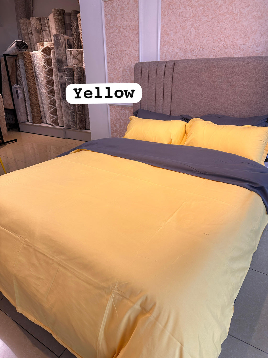 Double-Sided Dual Color Duvet Cover Set | 6-Piece Bedding 6x6 6x7