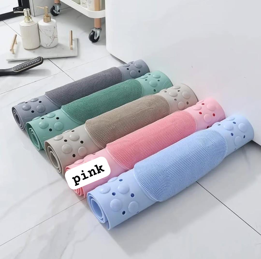 Silicone Non-Slip Massage Bath Mat (50x80cm)