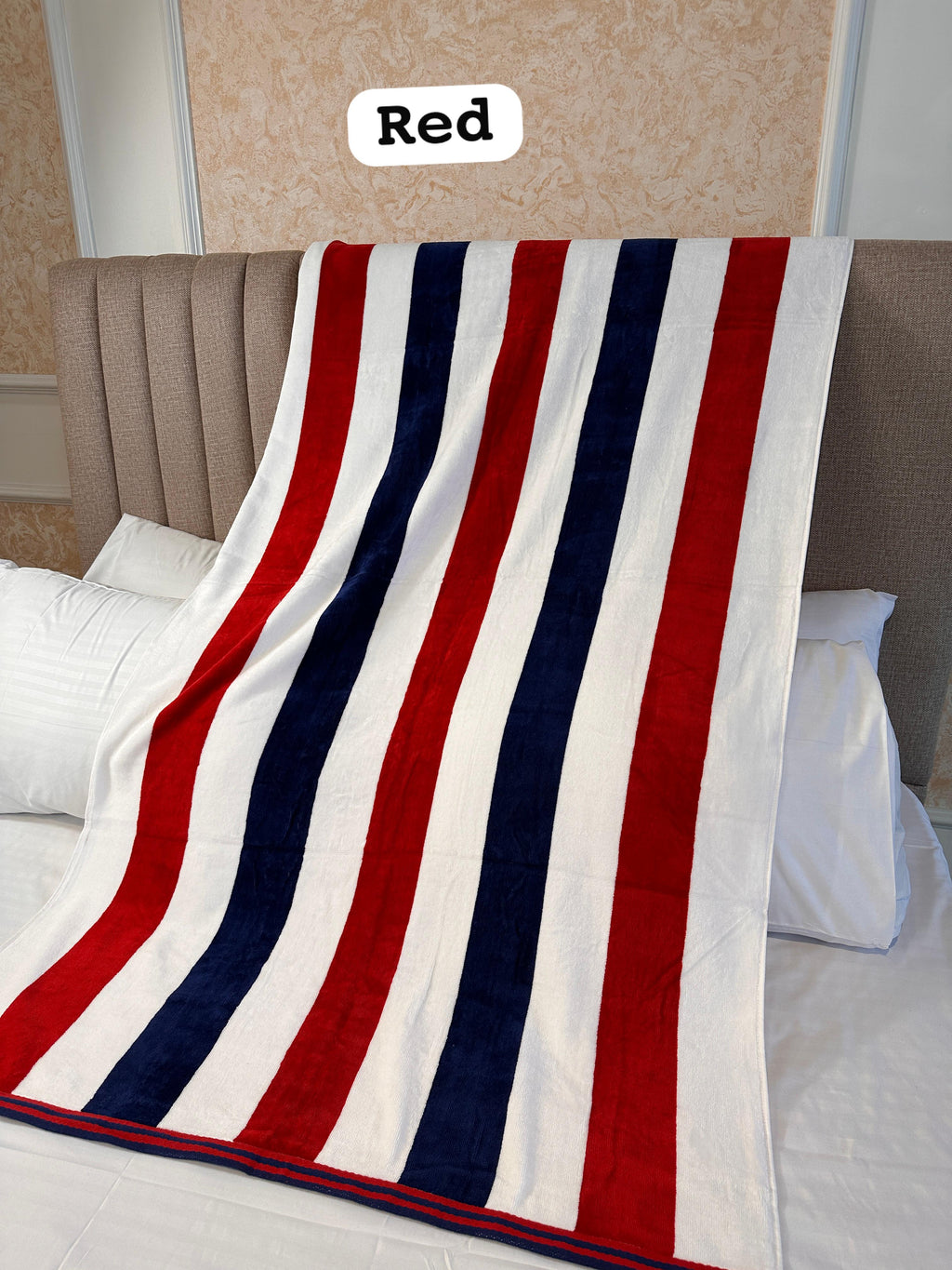 Cabana Striped 100% Cotton Beach & Bath Towel | 90x150cm