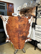 Faux Cowhide Animal Print Area Rug (140x160cm)