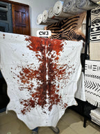 Faux Cowhide Animal Print Area Rug (140x160cm)