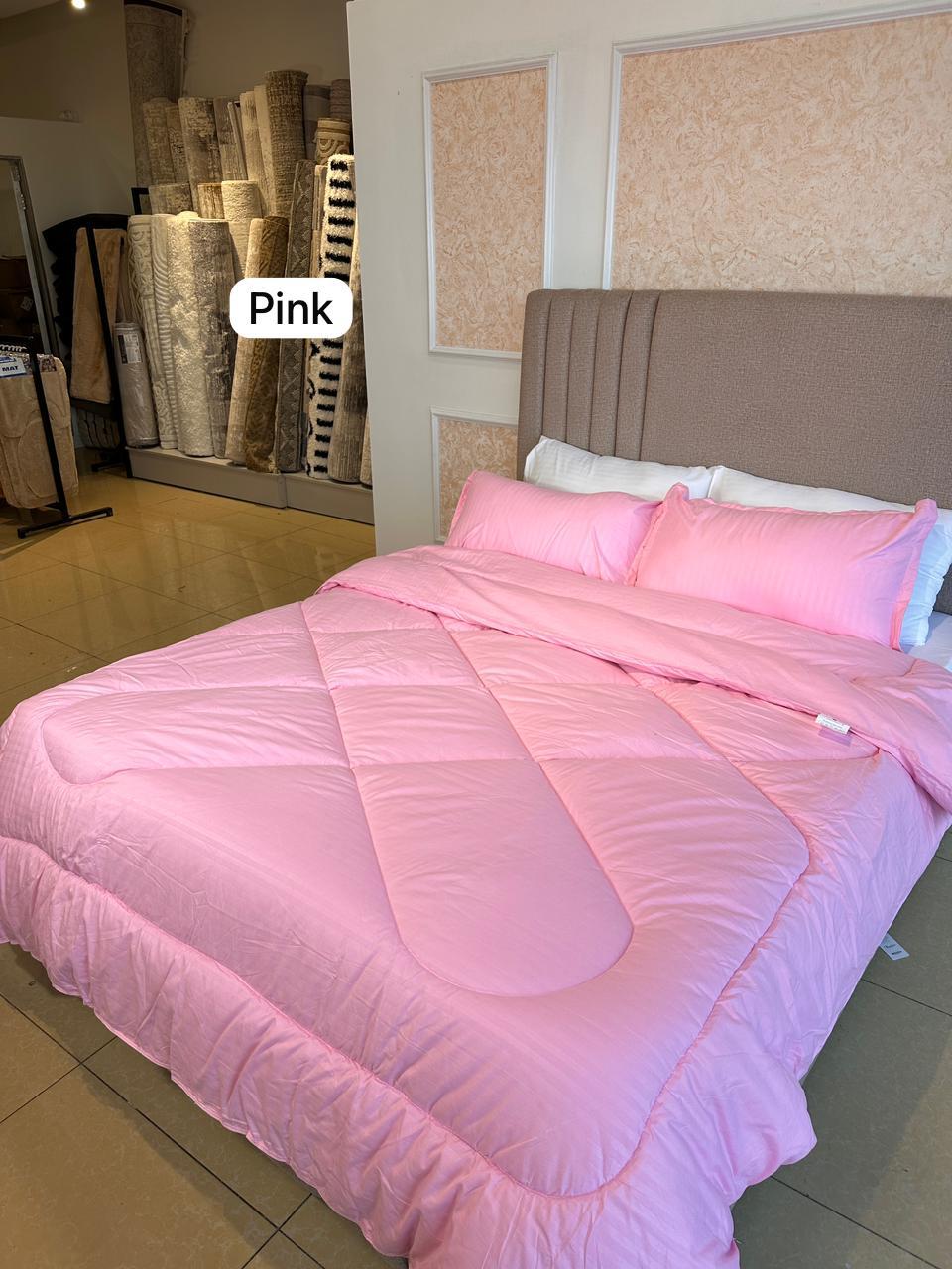 Premium Binded Polycotton Duvet Set | 4-Piece Bedding Bundle