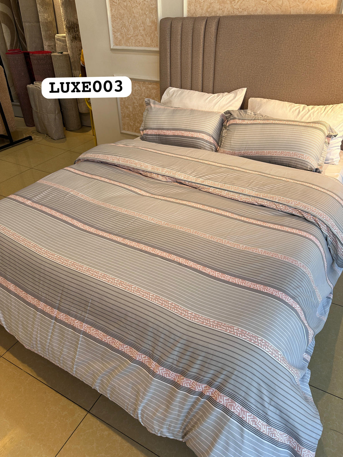 Premium 4-Piece Polycotton Duvet Cover Set (LUXE COLLECTION)