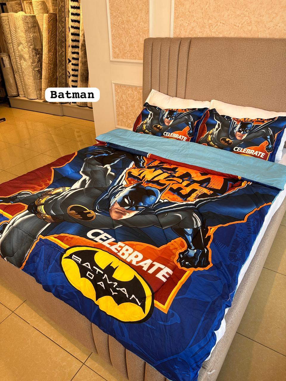 Kids Cartoon Microfiber Duvet Set | 4x6 Bedding