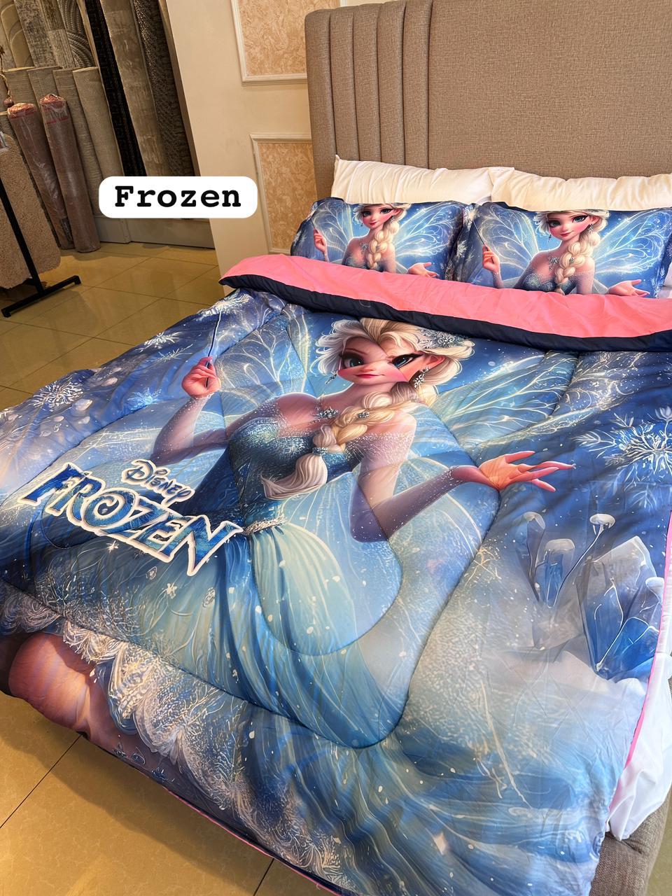 Kids Cartoon Microfiber Duvet Set | 4x6 Bedding