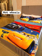 Kids Cartoon Microfiber Duvet Set | 4x6 Bedding