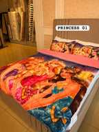 Kids Cartoon Microfiber Duvet Set | 4x6 Bedding