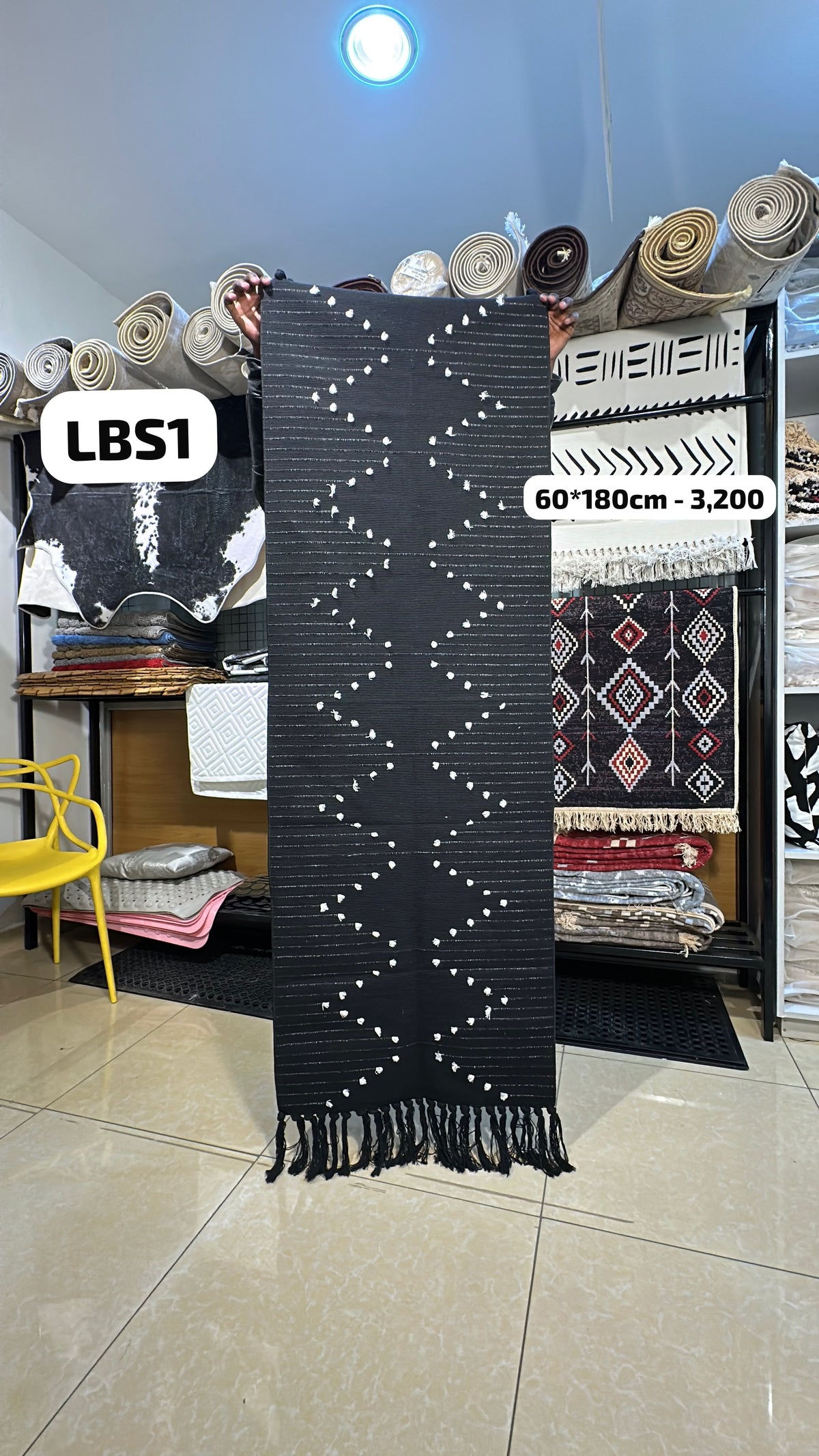 Premium Woven Bohemian Runner Rug (60x180cm)