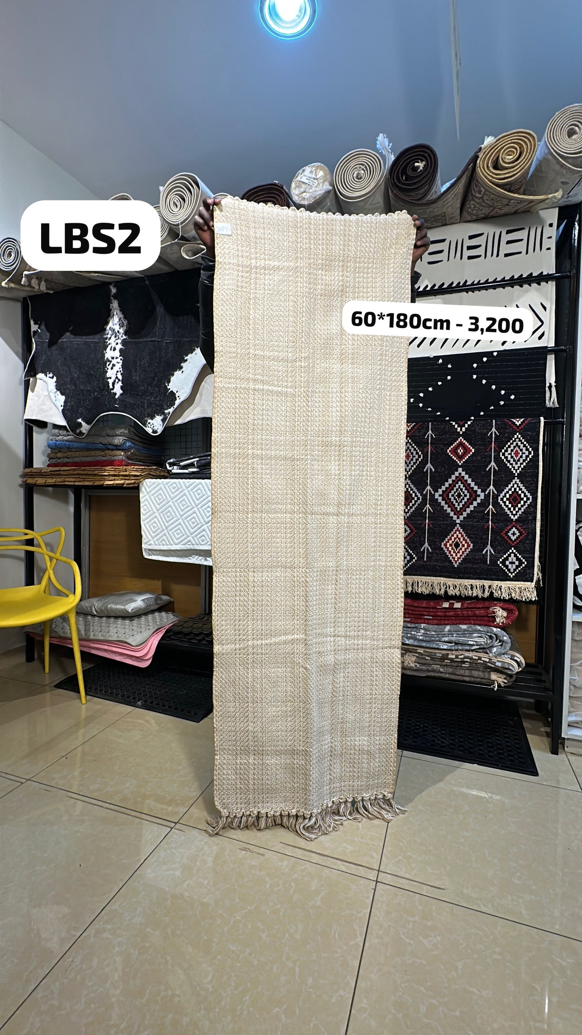 Premium Woven Bohemian Runner Rug (60x180cm)