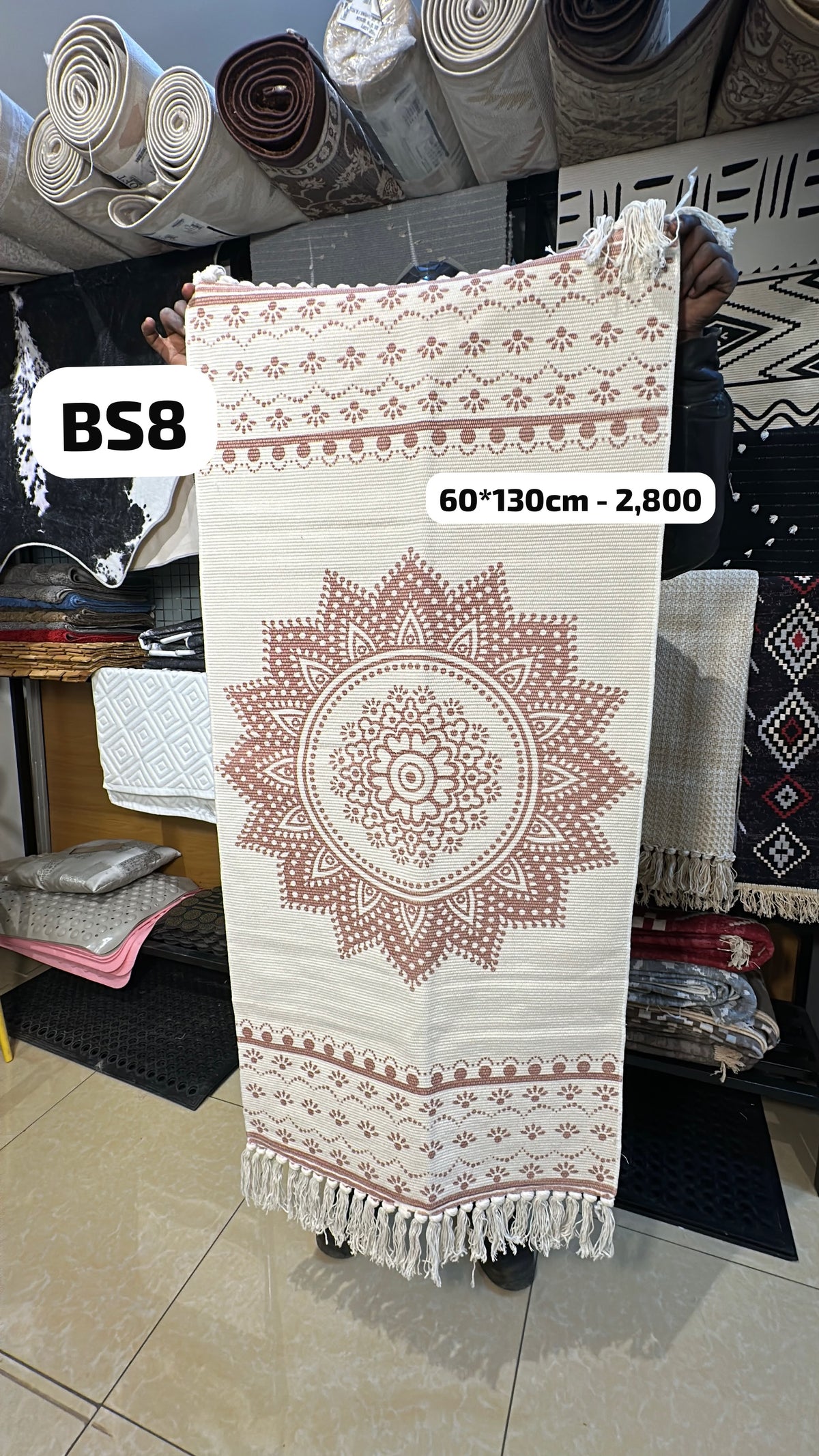 Premium Woven Accent Runner Rug (60x130cm)