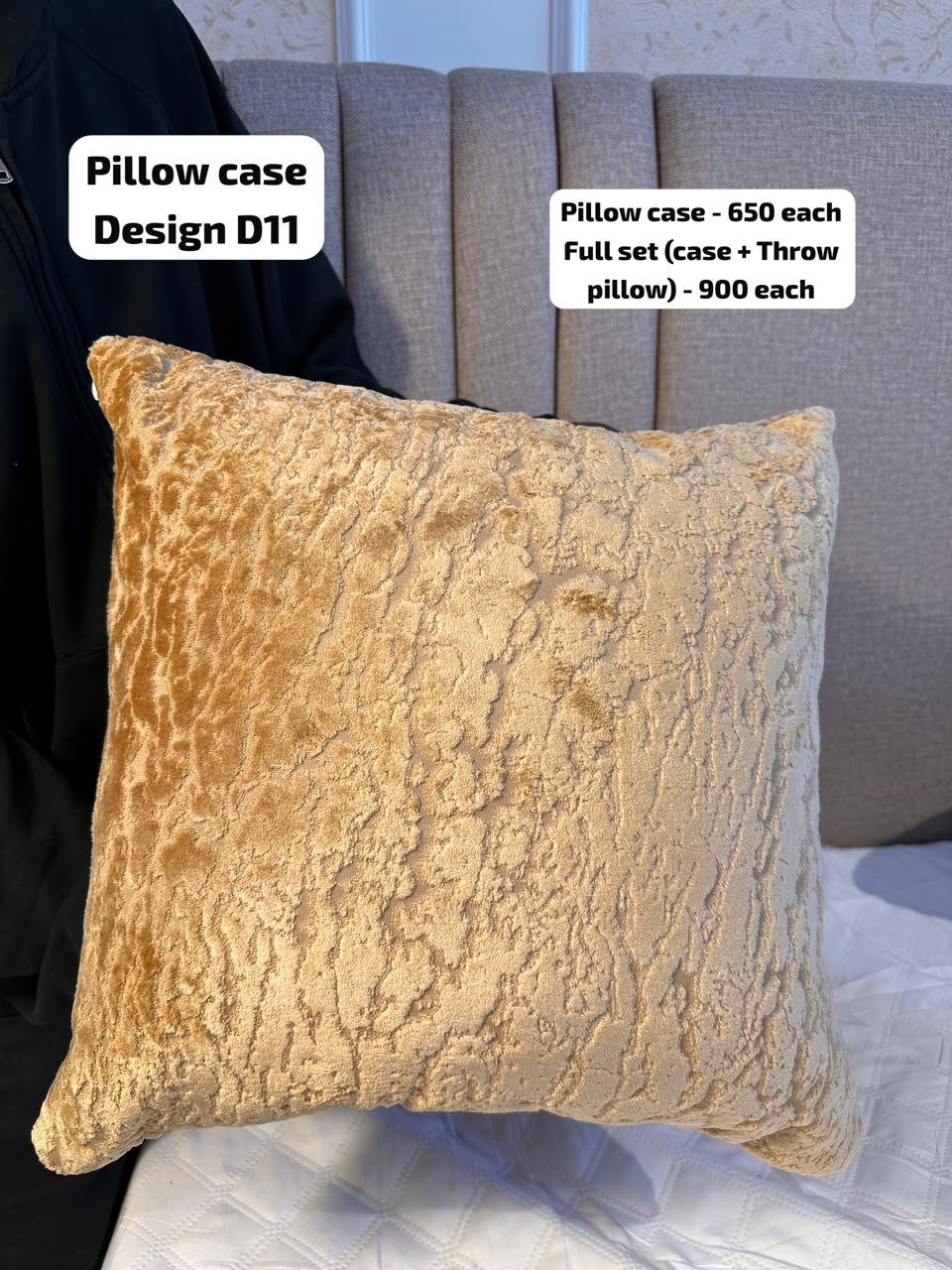 Luxury Crushed Velvet Plush Throw Pillow Cover Collection (45x45cm)