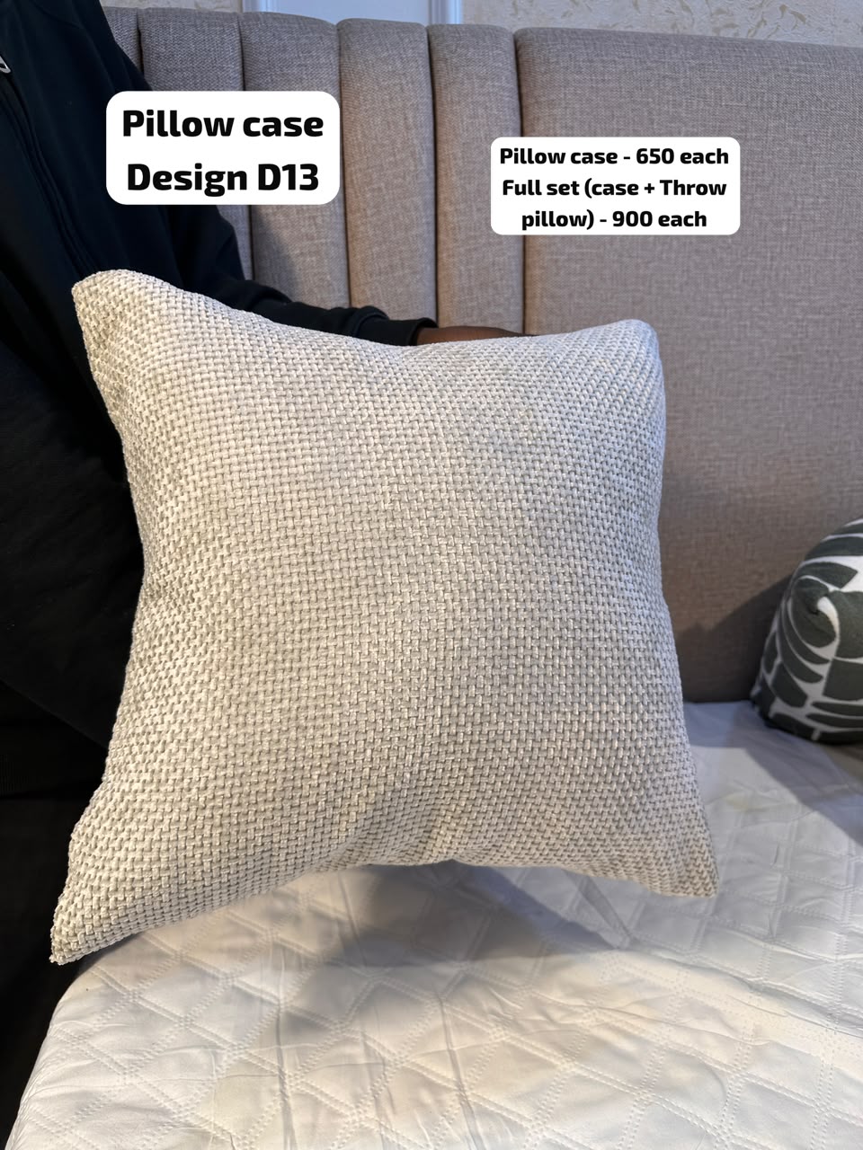 Premium Thick Basketweave Chunky Linen Throw Pillow Covers Collection (45x45cm)
