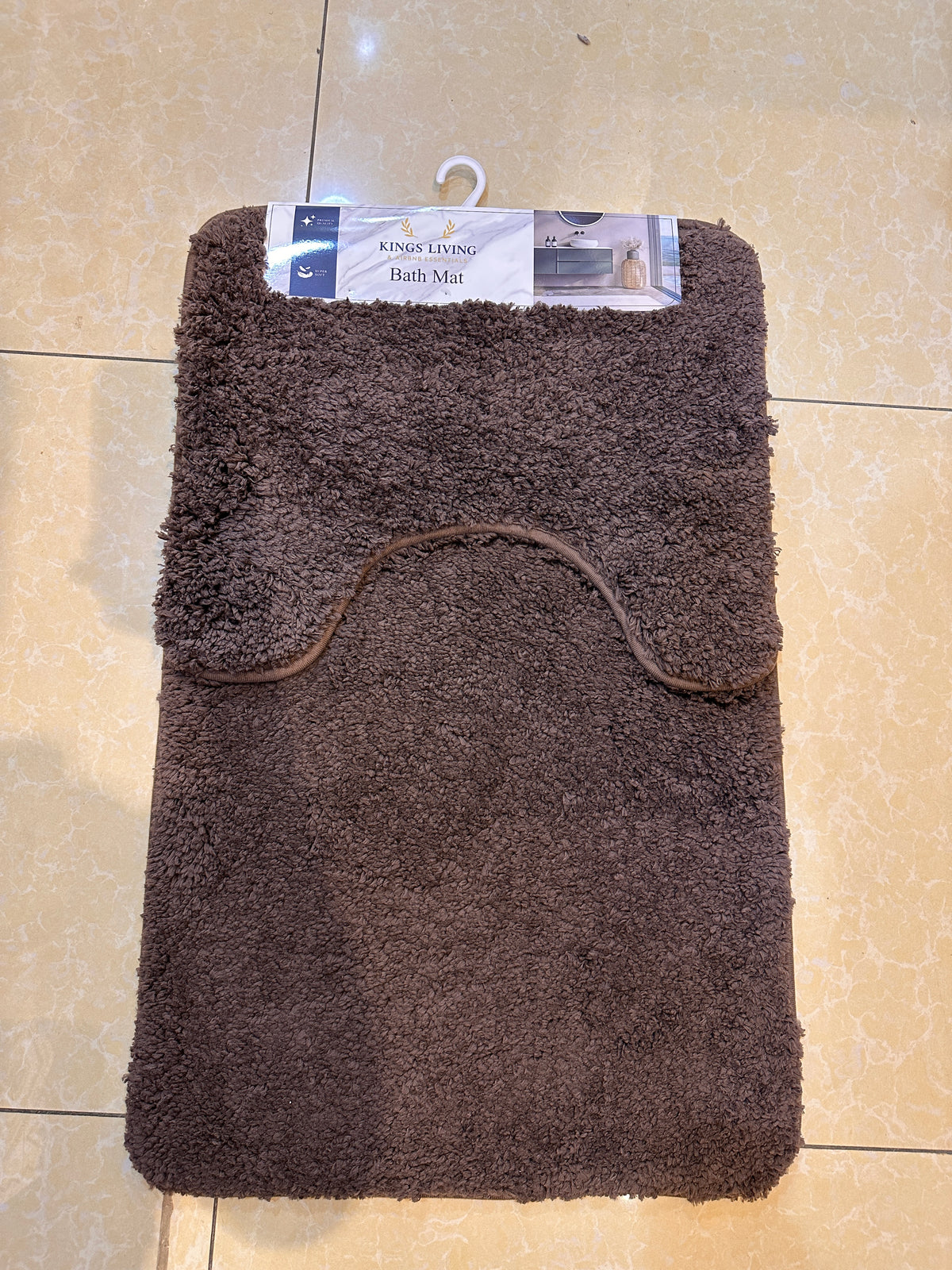 Premium Ultra-Plush 2-Piece Toilet Mat Set