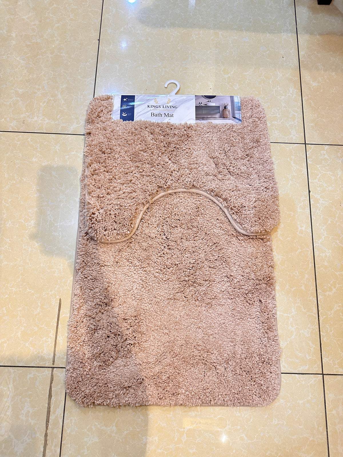 Premium Ultra-Plush 2-Piece Toilet Mat Set