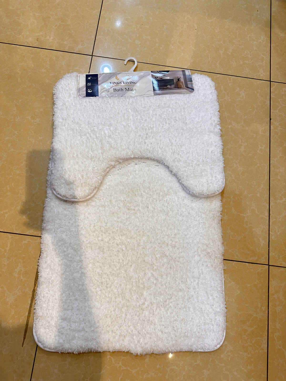 Premium Ultra-Plush 2-Piece Toilet Mat Set